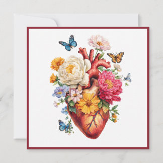 Cartes Pour Fêtes Annuelles Anatomical Heart Valentine