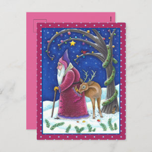 CARTES POUR FÊTES ANNUELLES ANCIEN MONDE BELSNICKLE & HUNGRY REINDEER, NOËL