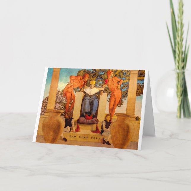 Cartes Pour Fêtes Annuelles Ancien roi Cole (Devant)