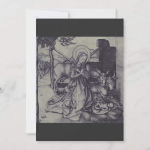 Cartes Pour Fêtes Annuelles Ancienne crèche de Jésus-Christ