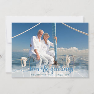 Cartes Pour Fêtes Annuelles Ancres nautiques Vœux de saisons   Une photo