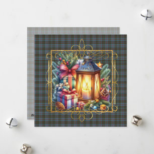 Cartes Pour Fêtes Annuelles Anderson Ancien Tartan de Noël écossais