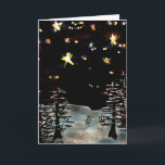 Cartes Pour Fêtes Annuelles âne marchant dans la nuit étoilée<br><div class="desc">from the web comic at blurtso.com - Blurtso the donkey walks through a starry night</div>