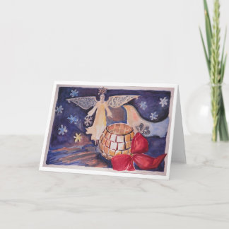 Cartes Pour Fêtes Annuelles ange/carte Noël de colombe