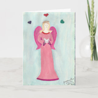Cartes Pour Fêtes Annuelles ange d'amour inconditionnel...par paisewillow