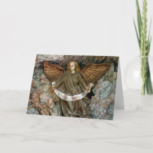 Cartes Pour Fêtes Annuelles Ange dans la grotte