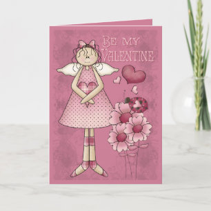 Cartes Pour Fêtes Annuelles Ange de jour de Valentines