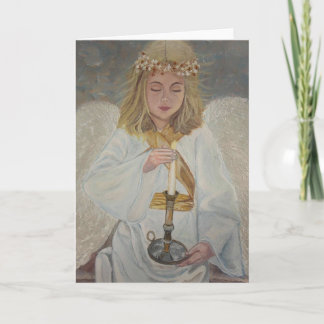 Cartes Pour Fêtes Annuelles Ange de lumière