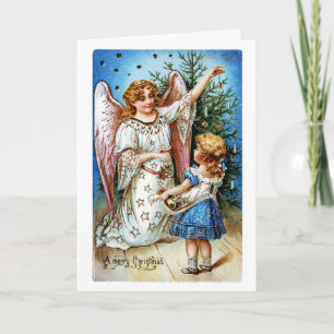 Cartes Pour Fêtes Annuelles Ange de Noël