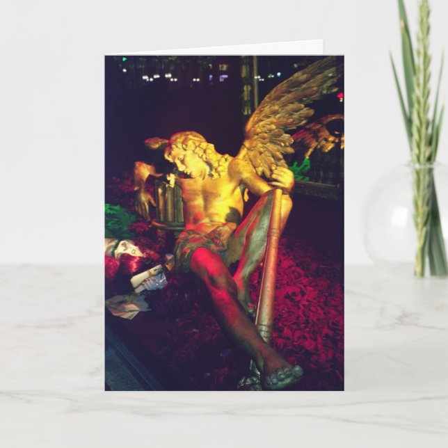 Cartes Pour Fêtes Annuelles Ange de Noël (Devant)