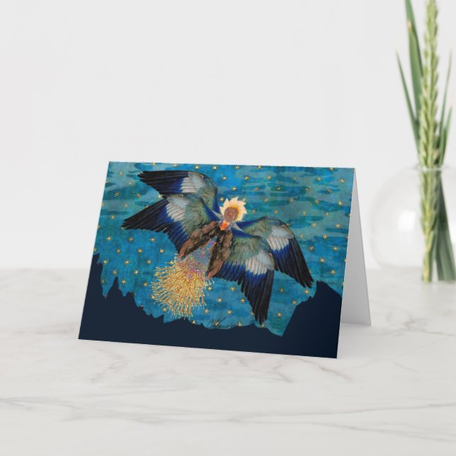 Cartes Pour Fêtes Annuelles Ange de Noël (Devant)