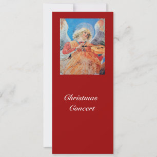CARTES POUR FÊTES ANNUELLES ANGE DE NOËL MUSICAL
