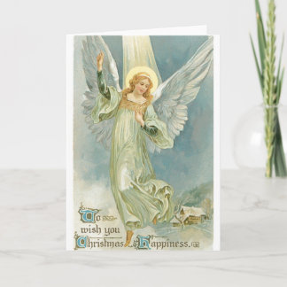Cartes Pour Fêtes Annuelles Ange de Noël Vintage