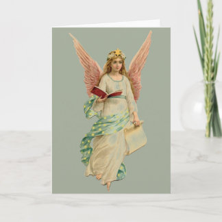 Cartes Pour Fêtes Annuelles Ange de Noël Vintage