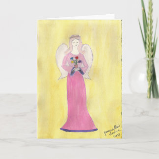 Cartes Pour Fêtes Annuelles ange de service... par paisewillow