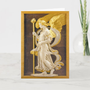 Cartes Pour Fêtes Annuelles Ange d'or