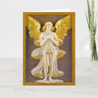 Cartes Pour Fêtes Annuelles Ange d'or