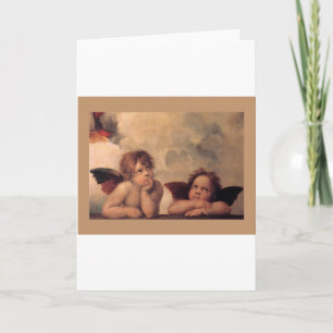 Cartes Pour Fêtes Annuelles Ange Foi Raphael Foi Bénédiction Mignon