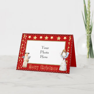 Cartes Pour Fêtes Annuelles Ange Photo Noël