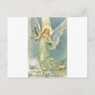 Cartes Pour Fêtes Annuelles Ange vintage de Noël