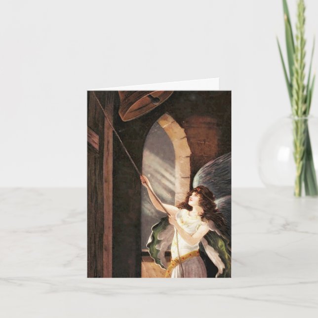 CARTES POUR FÊTES ANNUELLES ANGEL DE LA TOUR DE BELL (Devant)