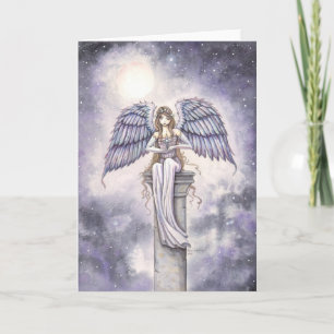 Cartes Pour Fêtes Annuelles Angel Holding Star Imaginaire Art par Molly Harris