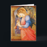 Cartes Pour Fêtes Annuelles Angel jouant un drapeau Edward Burne-Jones<br><div class="desc">Angel jouant un flageolet Edward Burne-Jones Domaine public Image pré-Raphaélite Le texte intérieur peut être modifié pour convenir à votre message</div>