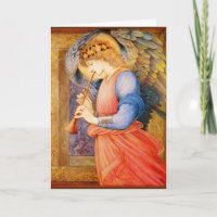 Angel jouant un drapeau Edward Burne-Jones