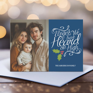 Cartes Pour Fêtes Annuelles Angels que nous avons entendu - Whimsical Christma