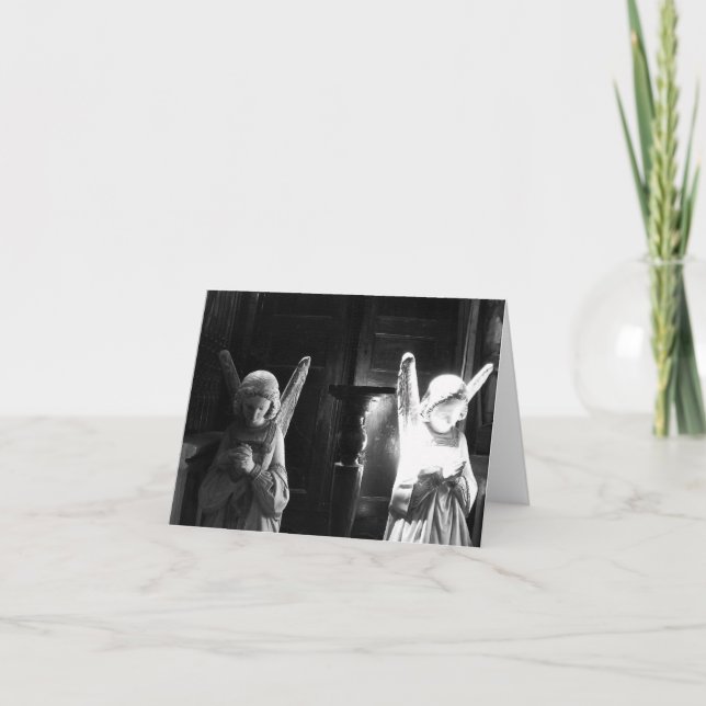 Cartes Pour Fêtes Annuelles Anges (Devant)