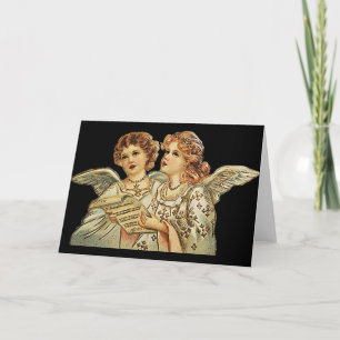 Cartes Pour Fêtes Annuelles Anges chantant