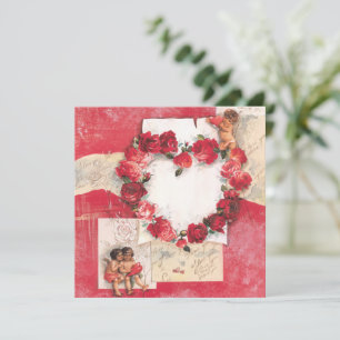 Cartes Pour Fêtes Annuelles Anges de l'amour