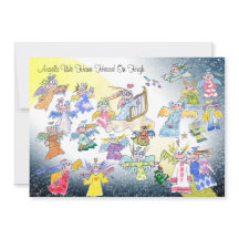 Anges Drôle Nous Avons Entendu En Vacances Élevées