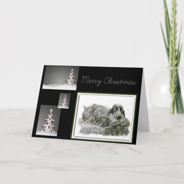 Cartes Pour Fêtes Annuelles Anglais Cocker Spaniel (Devant)