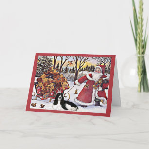 Cartes Pour Fêtes Annuelles Anglais Springer Spaniel - Bears de Noël