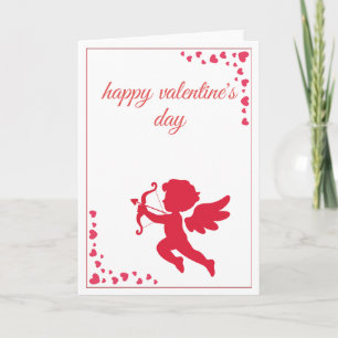 Cartes Pour Fêtes Annuelles Angle romantique de l'amour Cupide Saint-Valentin