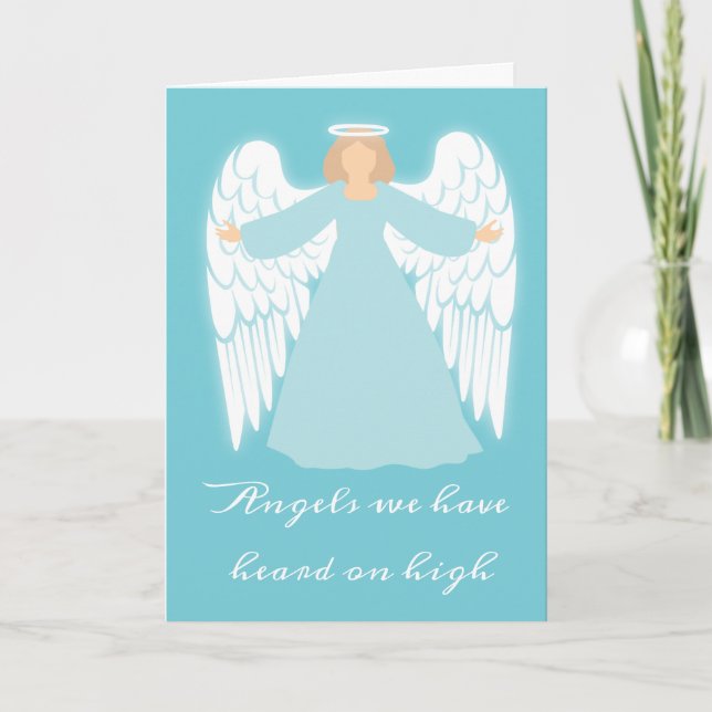 Cartes Pour Fêtes Annuelles Angle turquoise (Devant)