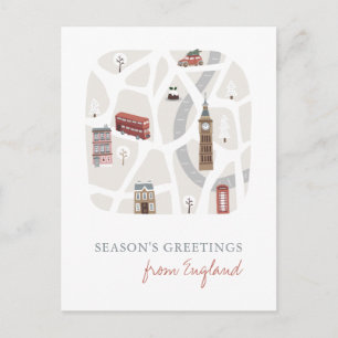 Cartes Pour Fêtes Annuelles Angleterre britannique Meilleurs vœux pour la sais