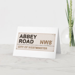 Cartes Pour Fêtes Annuelles Angleterre d'Abbey Road