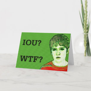 Cartes Pour Fêtes Annuelles angry