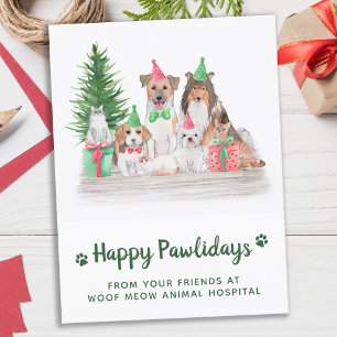 Cartes Pour Fêtes Annuelles Animaux adorables Animaux Animaux de compagnie Chi