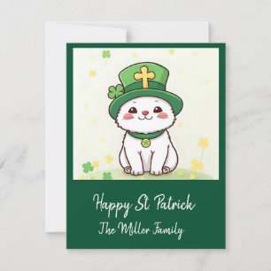Cartes Pour Fêtes Annuelles Animaux chanceux déguisés - Drôle de St-Patrick