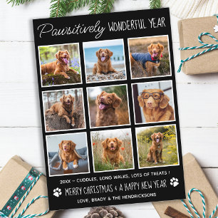 Cartes Pour Fêtes Annuelles Animaux de compagnie Cute Funny Année en revue Chi