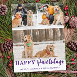 Cartes Pour Fêtes Annuelles Animaux de compagnie Photo adorable Chien pourpre<br><div class="desc">2020 L'année où j'ai été promu pour rester à la maison maman chien! Ajoutez un peu d'humour mignon et envoyez des voeux de vacances et des voeux de Noël avec cette adorable et drôle '' - Carte de Noël maman chien. Personnalisez avec vos photos et noms préférés. Cette carte de...</div>