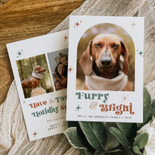 Cartes Pour Fêtes Annuelles Animaux de compagnie Photo de vacances Chien de No