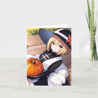 Cartes Pour Fêtes Annuelles Anime d'action de grâces C - AI