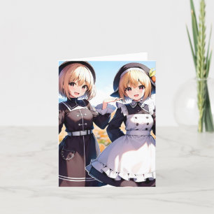 Cartes Pour Fêtes Annuelles Anime d'action de grâces E - AI