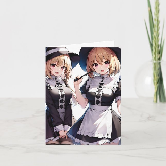 Cartes Pour Fêtes Annuelles Anime d'action de grâces F - AI (Devant)