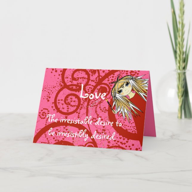 Cartes Pour Fêtes Annuelles Anime Love-Cote~Robert Frost (Devant)