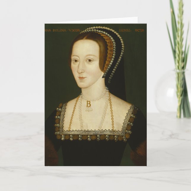 Cartes Pour Fêtes Annuelles Anne Boleyn - Blank Greeting Card (Devant)